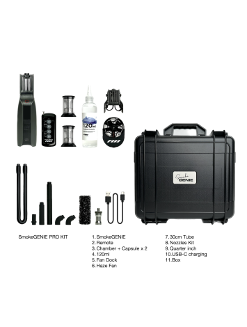 SmokeGENIE Theatrical Fog Generator: Professional Kit 2023 Model